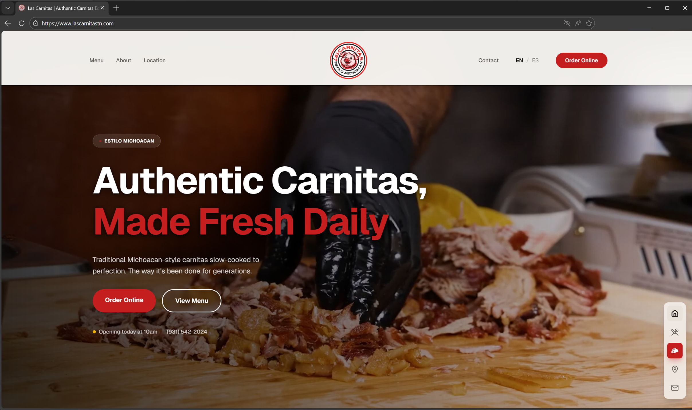 Las Carnitas Homepage